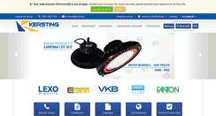 Desktop Screenshot of kersting.cl