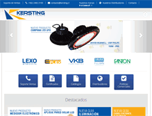 Tablet Screenshot of kersting.cl